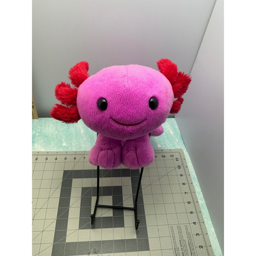 Build A Bear Pink Axolotl Plush Red Gills Silver Glitter Sparkle 15 Inch 2021